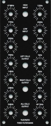 MOTM Module Fixed Filter Bank from YuSynth