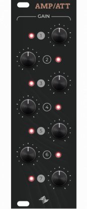 Eurorack Module SM Hex Amp/Attenuator from SynQuaNon