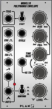 Eurorack Module Model 10 Polyphonic Envelope from Plan B