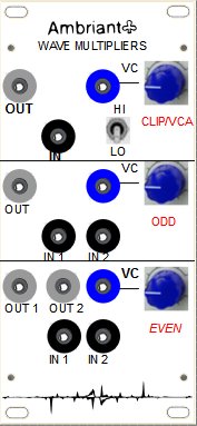 Eurorack Module Wave Multipliers VCM from CGS