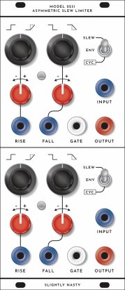 Serge Module Model 2231 Asymmetric Slew Limiter from Slightly Nasty