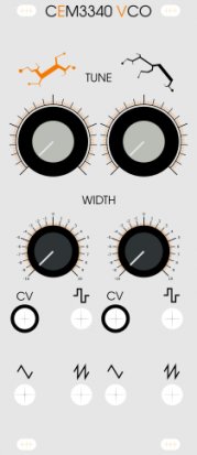 Eurorack Module Dual CEM3340 VCO from Other/unknown