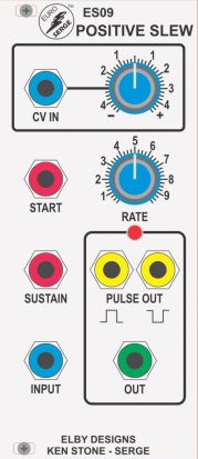 Eurorack Module ES09 - Positive Slew from Elby Designs