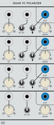 Serge Module Quad VC Polarizer from Loudest Warning