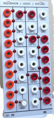 Serge Module Sequencer / Logic / Divider from Loudest Warning