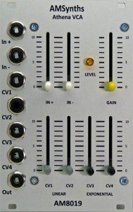 Eurorack Module AM8019 Athena VCA from AMSynths