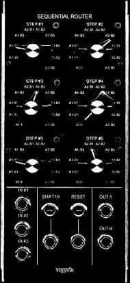 MU Module Sequential Router from YuSynth