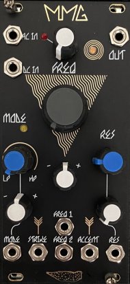 Eurorack Module Black & Gold MMG Panel from Modular Maculata