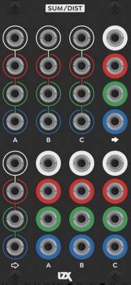 Eurorack Module Sum/Dist from LZX Industries