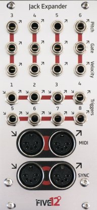 Eurorack Module Jack Expander from Five12