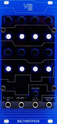 Eurorack Module VIII: Blue Edition from Razmasynth