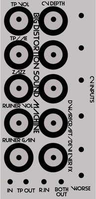 Eurorack Module Big Distortion Sound Machine from Dwarfcraft Devices