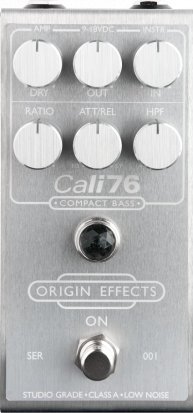 Pedals Module Cali76 Compact Bass Laser Silver from Origin Effects