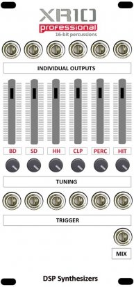 Eurorack Module XR10 Electro Percussion Module from Other/unknown