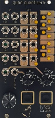 Eurorack Module Quad Quantizer from Tenderfoot Electronics