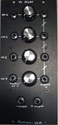 MU Module Mattson Mini, Quad VC Mixer from Other/unknown