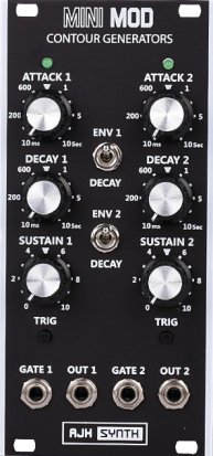 Eurorack Module MiniMod Contour Generators "Dark Edition" from AJH Synth