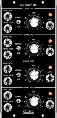 MU Module Quad Lowpass Gate from Cynthia