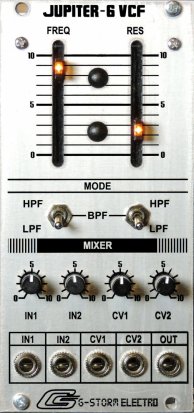 Eurorack Module Jupiter-6 VCF r2 from G-Storm Electro