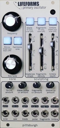 Eurorack Module Lifeforms Primary Oscillator from Pittsburgh Modular