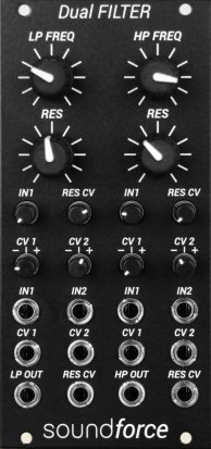 Eurorack Module Dual Filter from SoundForce