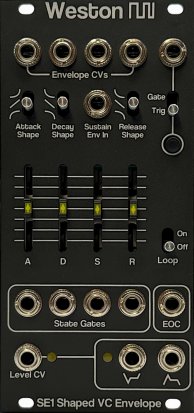 Eurorack Module SE1 Shaped VC Envelope from Weston Precision Audio