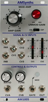 Eurorack Module AM1005 Mod Amp (2024 Edition) from AMSynths