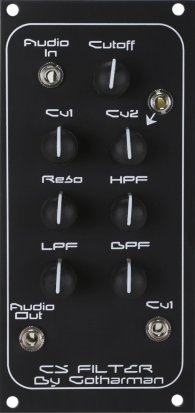 Eurorack Module Yamaha CS Filter from Gotharman