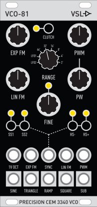 Eurorack Module VCO-81 from Vintage Synth Lab