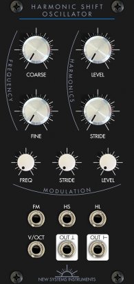 Eurorack Module Harmonic Shift Oscillator from New Systems Instruments