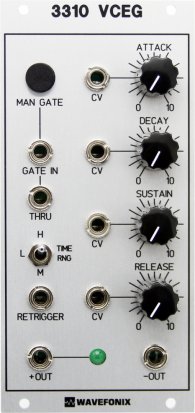 Eurorack Module 3310 VC Envelope Generator (VCEG) from Wavefonix