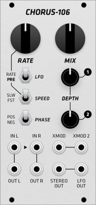 Eurorack Module Juno-106 Chorus (DIY) from Grayscale