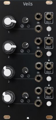 Eurorack Module Veils - Black Panel from Mörk Modules