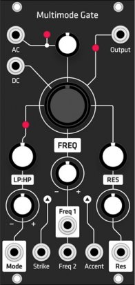 Eurorack Module MMG (Grayscale black panel) from Grayscale