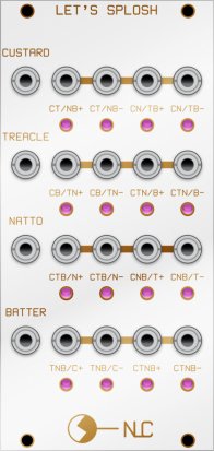 Eurorack Module Let's Splosh from Nonlinearcircuits