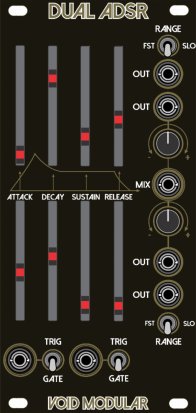 Eurorack Module Dual ADSR from VOID Modular