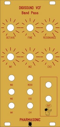 Eurorack Module Digisound VCF BP from Pharmasonic