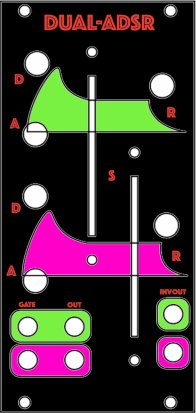 Eurorack Module DUAL-ADSR from Other/unknown