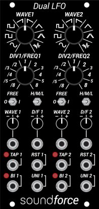 Eurorack Module Dual LFO from SoundForce