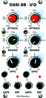 Eurorack Module Dual AR / LFO from D&D Modules