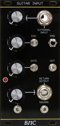 Eurorack Module BMC030 Guitar Input - Oscillosaurus Repanel from Barton Musical Circuits