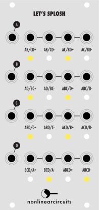 Eurorack Module Let's Splosh from Nonlinearcircuits