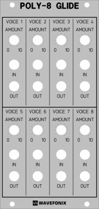 Eurorack Module Poly-8 Glide from Wavefonix