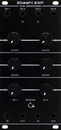 Eurorack Module Dual Wavefolder EXP from Ebashi Audio