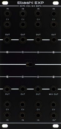 Eurorack Module EXP Octa VCA Mix Beta from Ebashi Audio