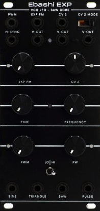 Eurorack Module EXP Saw Core Oscillator from Ebashi Audio