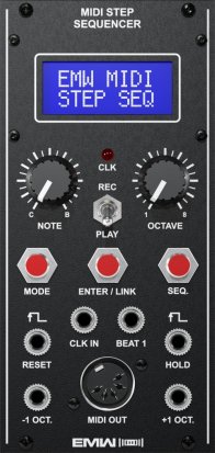 Eurorack Module MIDI STEP SEQUENCER from EMW