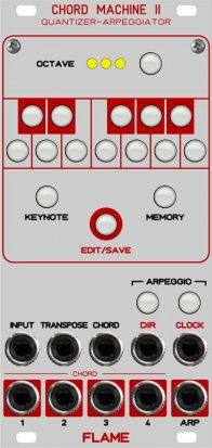 Eurorack Module CHORD MACHINE 2 (2016) from Flame