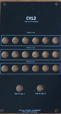 Eurorack Module midimuso cv-12 from Other/unknown