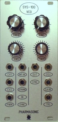 Eurorack Module SYS-100 VCO from Pharmasonic